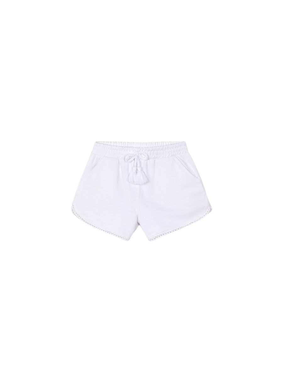 Short felpa básico Branco (Branco)  para Menina - Mayoral