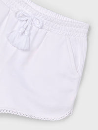 Short felpa básico Branco (Branco)  para Menina - Mayoral