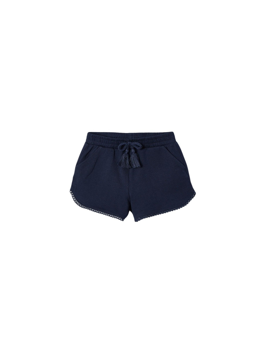 Short felpa básico Marinho (Marinho)  para Menina - Mayoral
