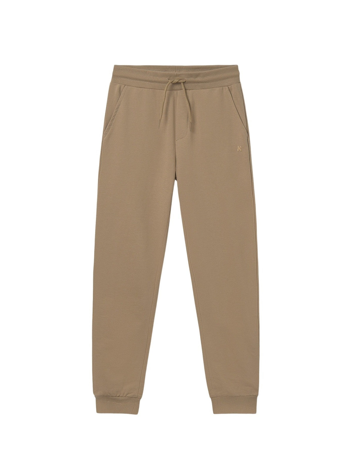 Calça felpa básica punhos Camel (Castanho Claro)  para Menino - Mayoral