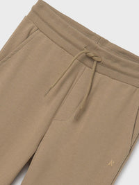 Calça felpa básica punhos Camel (Castanho Claro)  para Menino - Mayoral