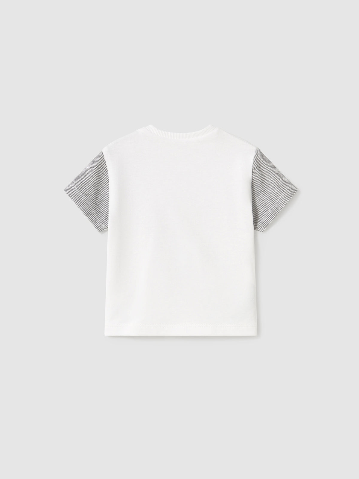 Camiseta manga curta Bco-cast. (Castanho Claro)  para Bebé Menino - Mayoral