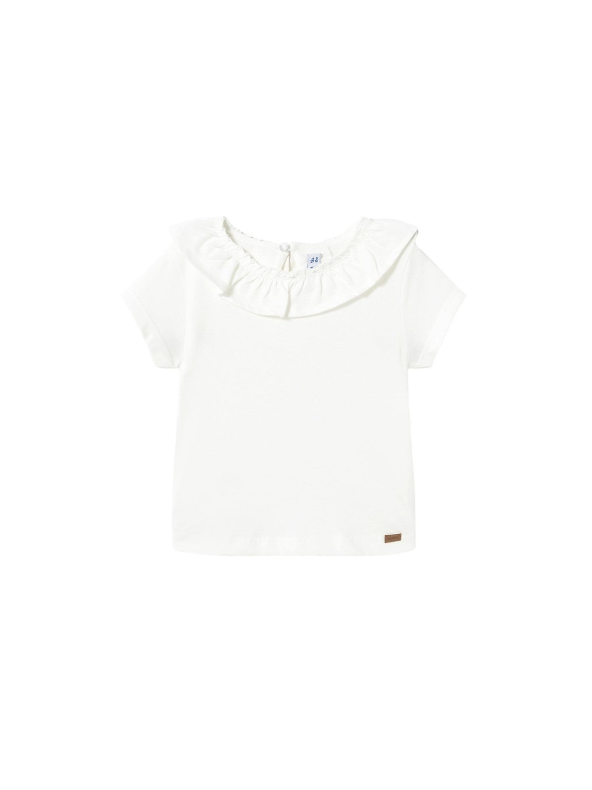 Blusa folho Crú (Creme / Pérola)  para Bebé Menina - Mayoral