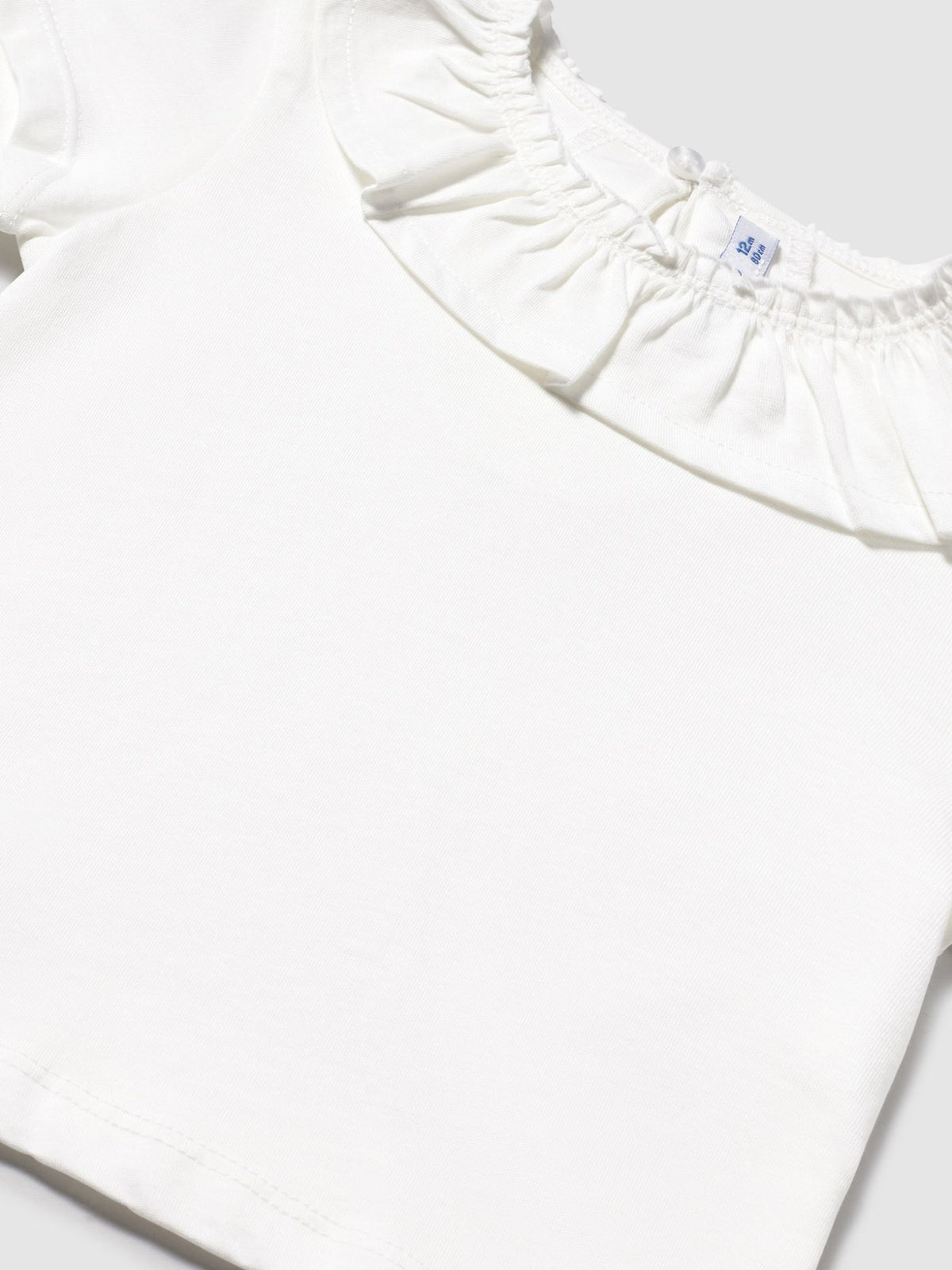 Blusa folho Crú (Creme / Pérola)  para Bebé Menina - Mayoral
