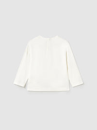 Camisola Crú (Creme / Pérola)  para Bebé Menina - Mayoral