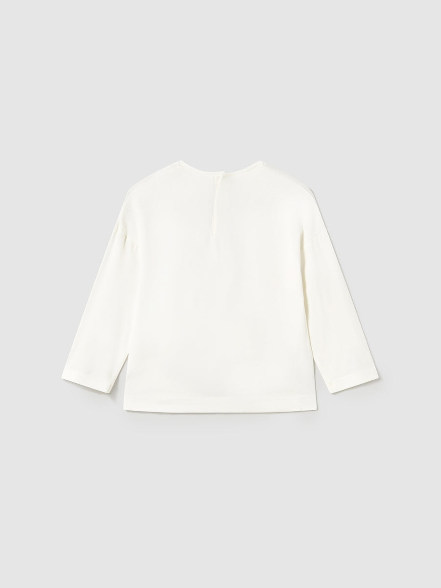 Camisola Crú (Creme / Pérola)  para Bebé Menina - Mayoral