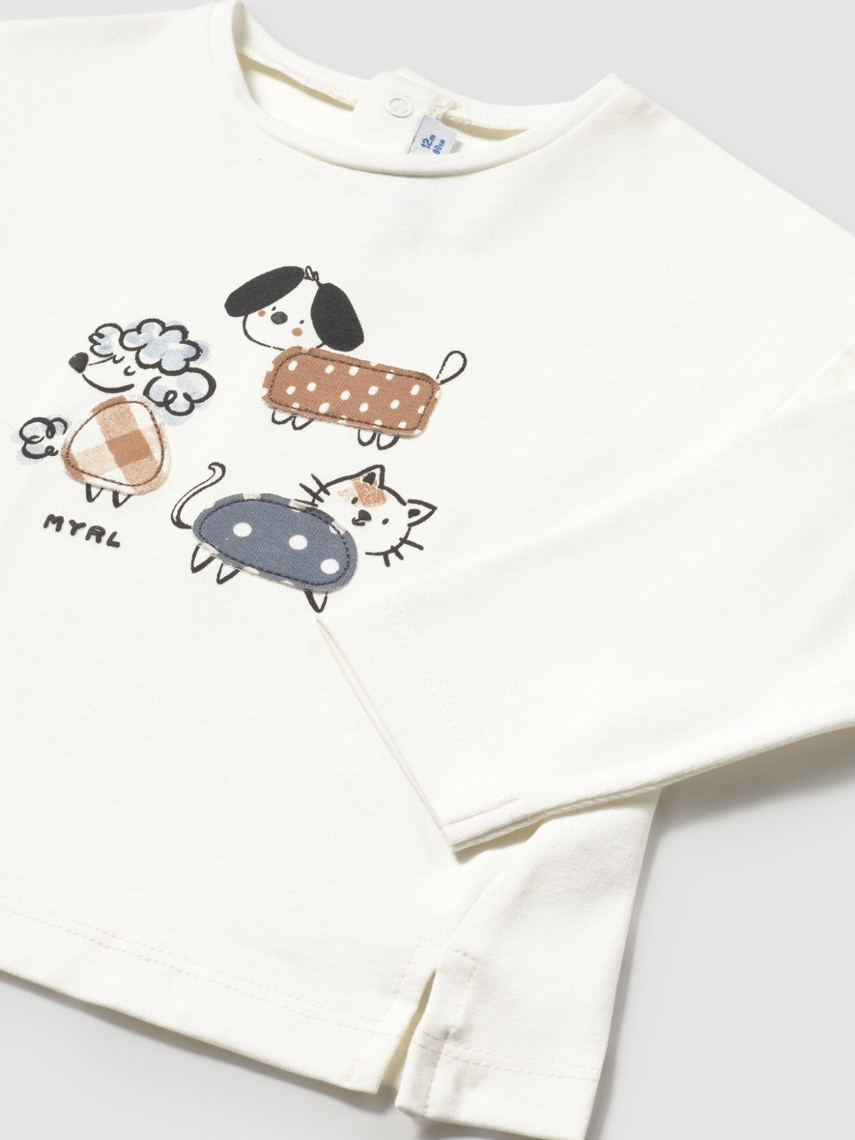 Camisola Crú (Creme / Pérola)  para Bebé Menina - Mayoral