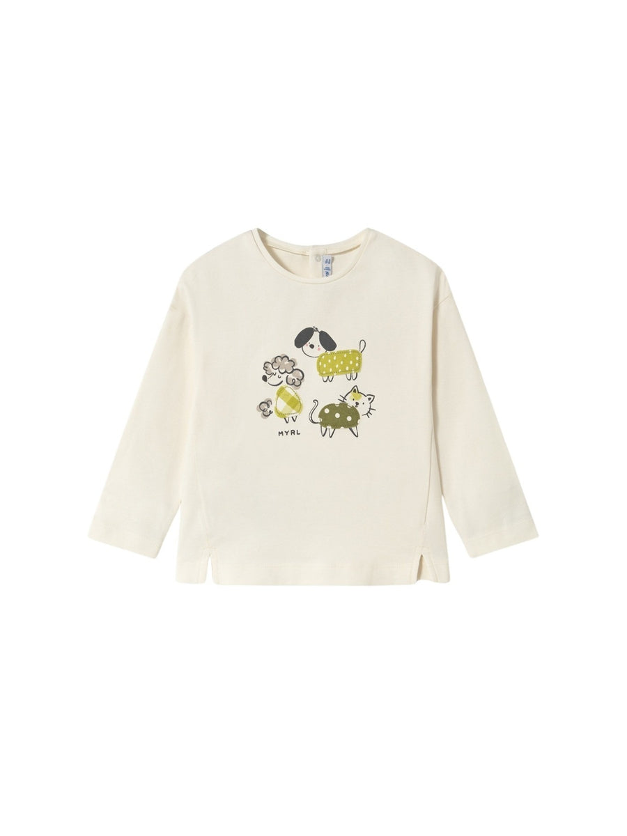 Camisola Osso (Bege)  para Bebé Menina - Mayoral