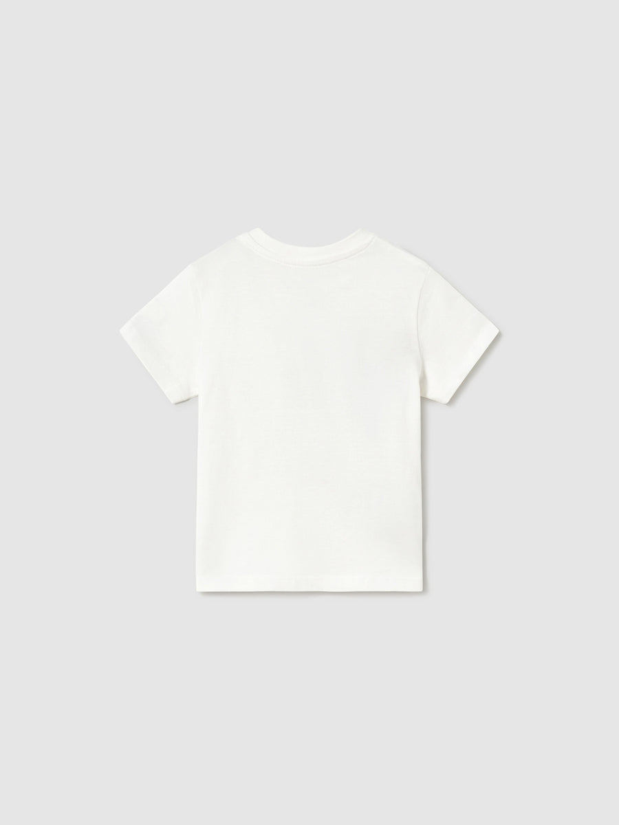 T´shirt jungle Nata (Creme / Pérola)  para Bebé Menino - Mayoral