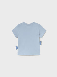 T´shirt play amigos Tubarão (Celeste)  para Bebé Menino - Mayoral