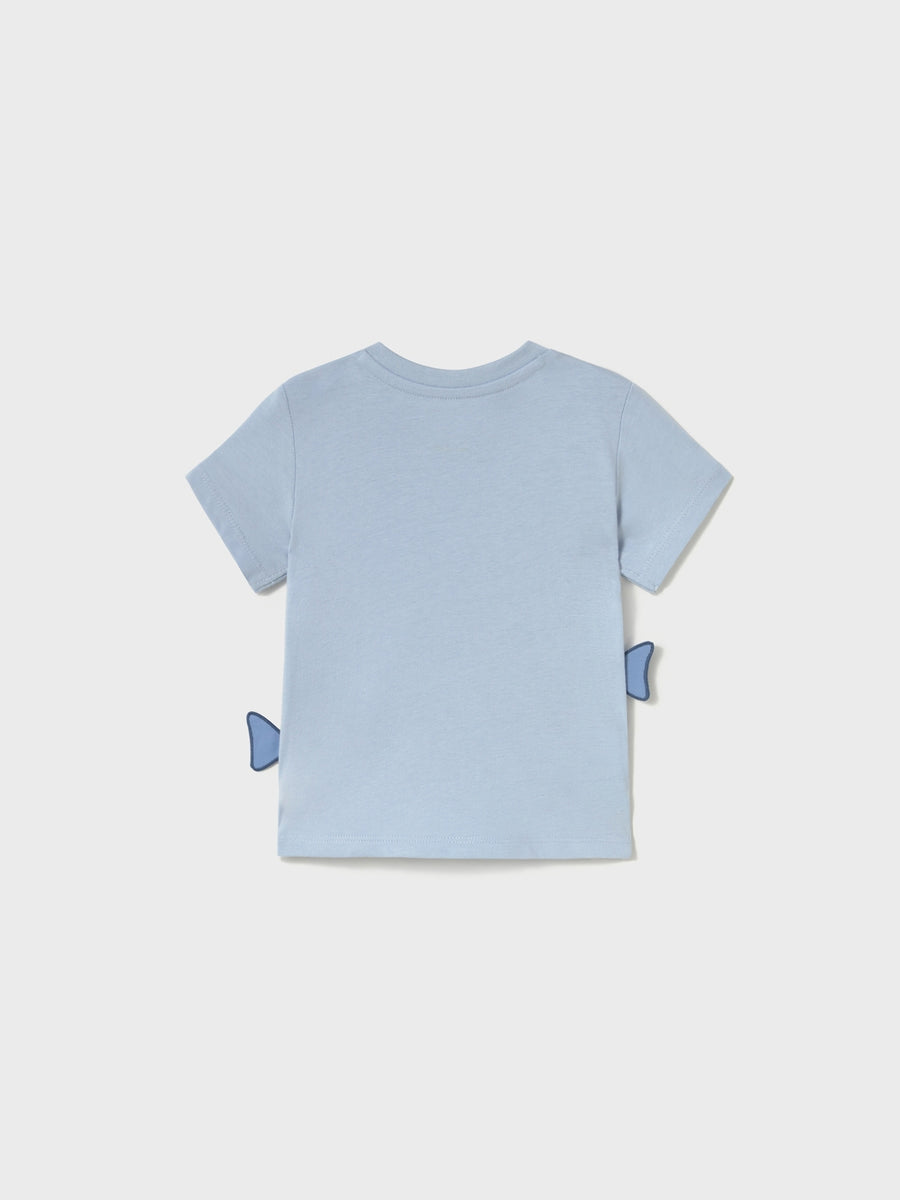 T´shirt play amigos Tubarão (Celeste)  para Bebé Menino - Mayoral