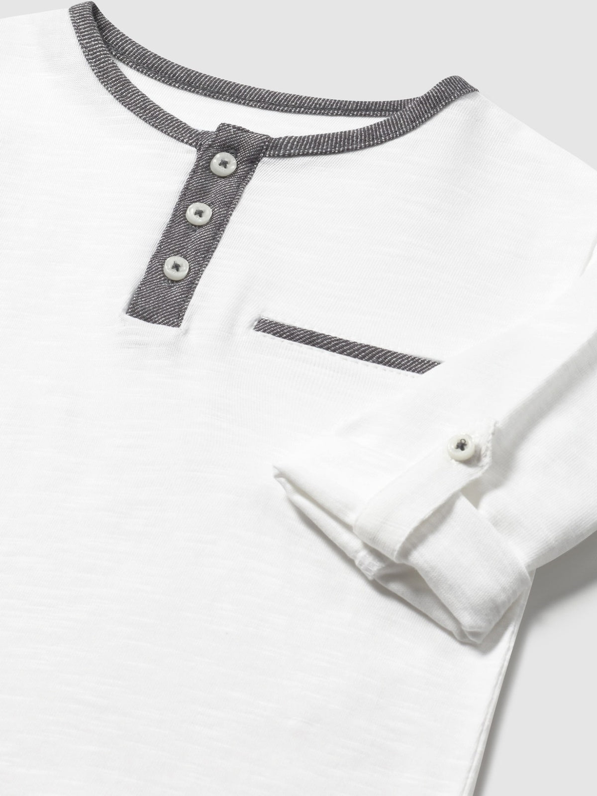 Camiseta m/comp. clássica Bco-regali (Branco)  para Bebé Menino - Mayoral