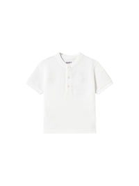 Polo m/curta gola mao Branco (Branco)  para Bebé Menino - Mayoral