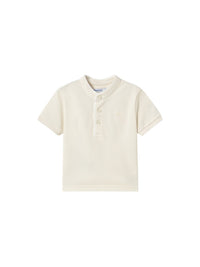 Polo m/curta gola mao Yogurte (Creme / Pérola)  para Bebé Menino - Mayoral