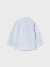 Camisa m/comp.linho Brisa (Celeste)  para Bebé Menino - Mayoral