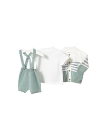 Conj. calção tricot Menta (Verde Água)  para Bebé Menino - Mayoral