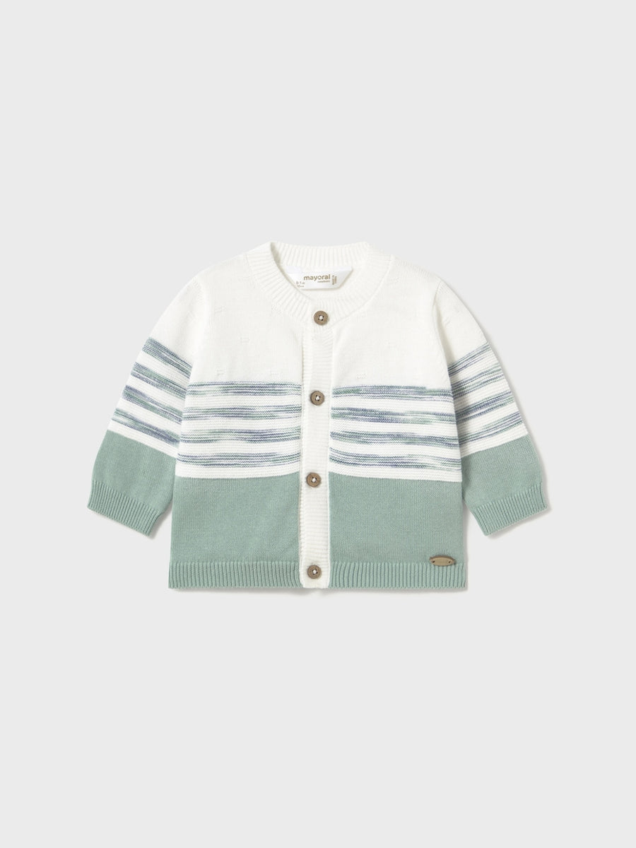 Conj. calção tricot Menta (Verde Água)  para Bebé Menino - Mayoral