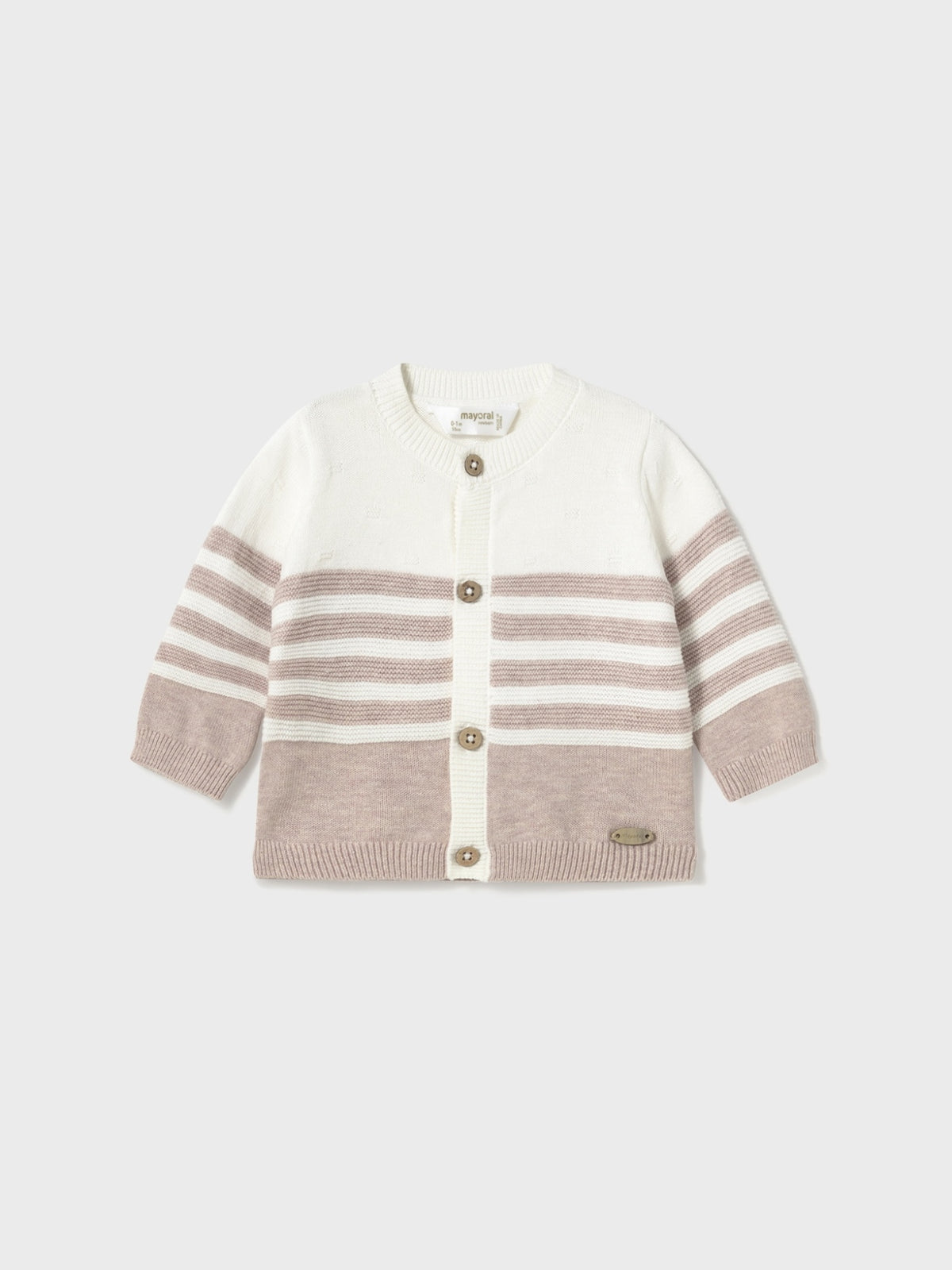 Conj. calção tricot Areia vig (Bege)  para Bebé Menino - Mayoral