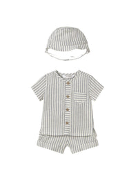 Conj. calção gorro Natural (Creme / Pérola)  para Bebé Menino - Mayoral