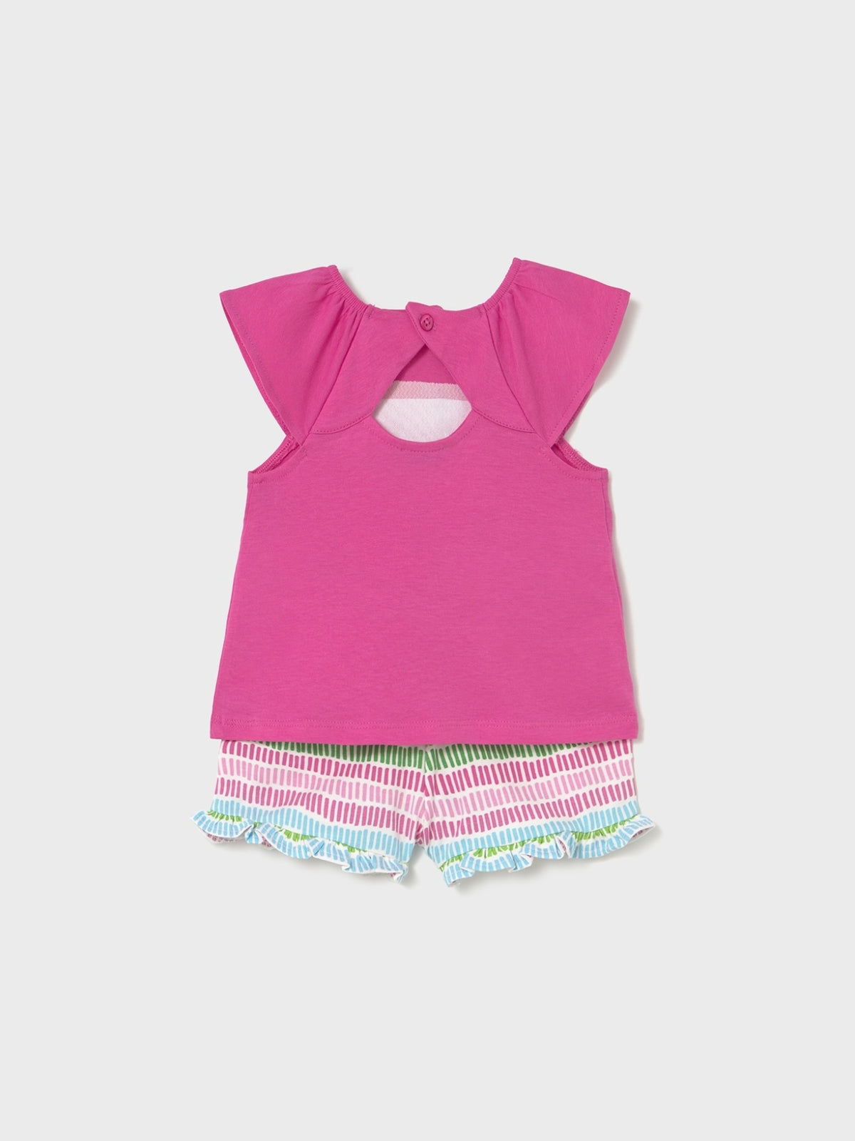 Conj. short estampado Fúcsia (Fúcsia)  para Bebé Menina - Mayoral