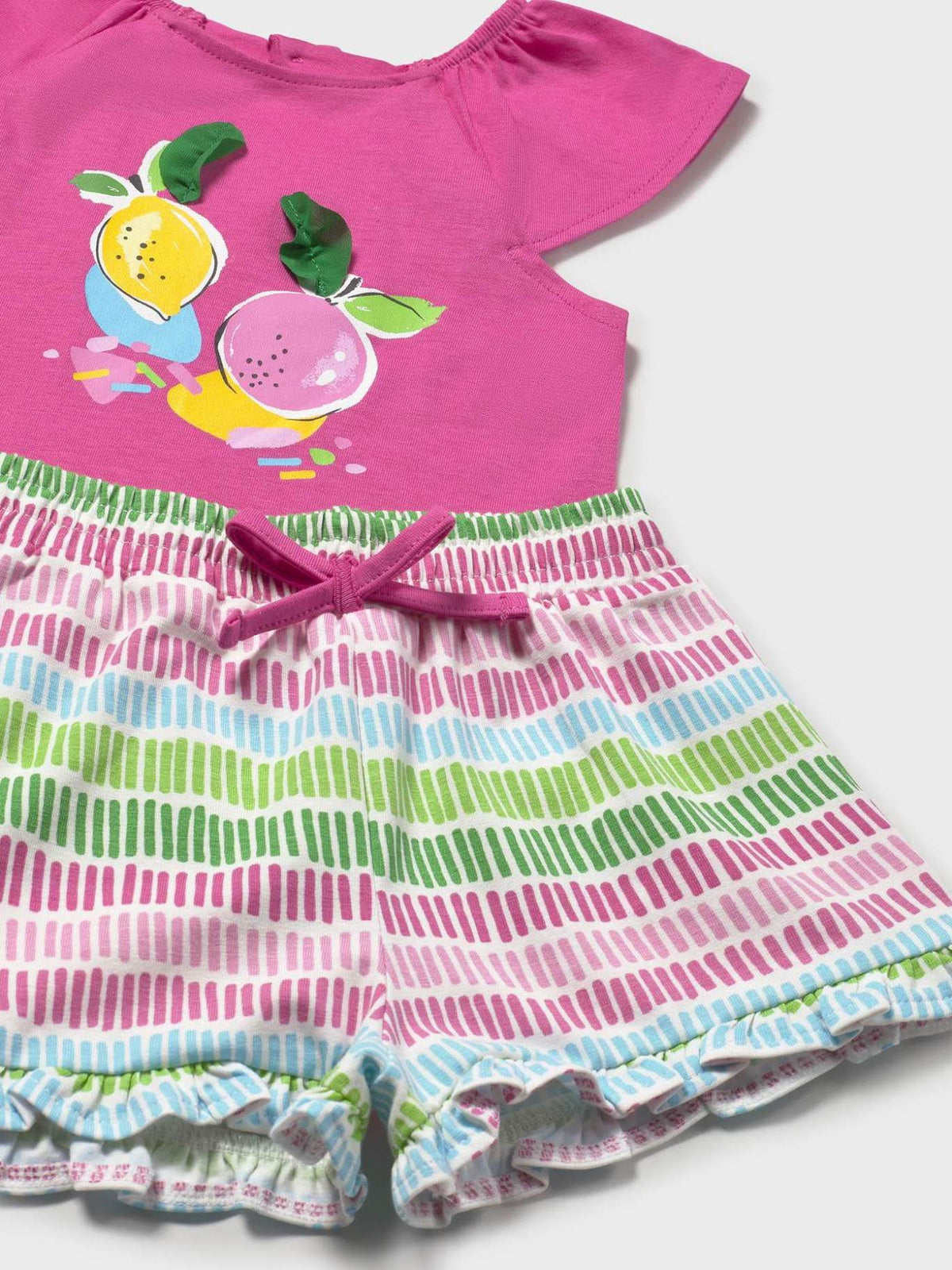 Conj. short estampado Fúcsia (Fúcsia)  para Bebé Menina - Mayoral