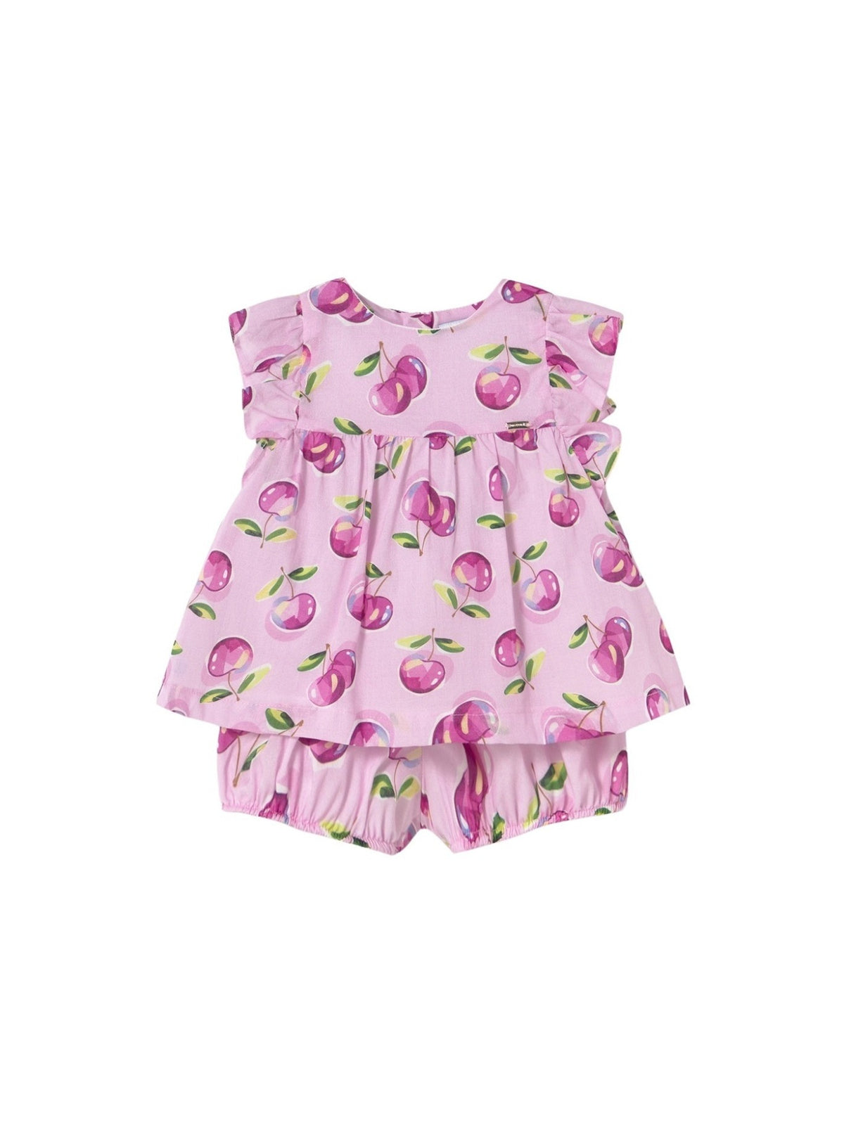 Conj. bermuda total look Rosa malva (Rosa)  para Bebé Menina - Mayoral