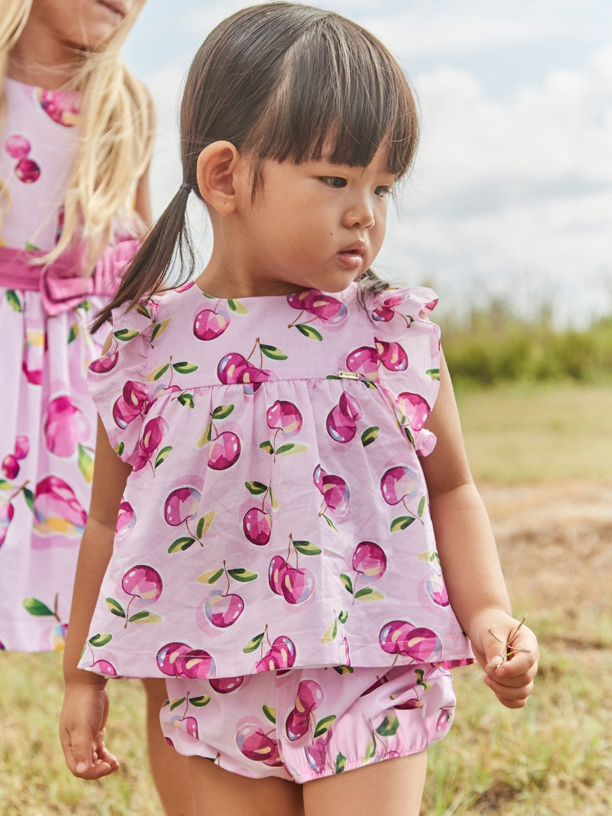 Conj. bermuda total look Rosa malva (Rosa)  para Bebé Menina - Mayoral