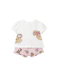 Conj. short Rosa baby (Rosa Bébé)  para Bebé Menina - Mayoral
