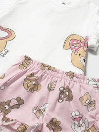 Conj. short Rosa baby (Rosa Bébé)  para Bebé Menina - Mayoral