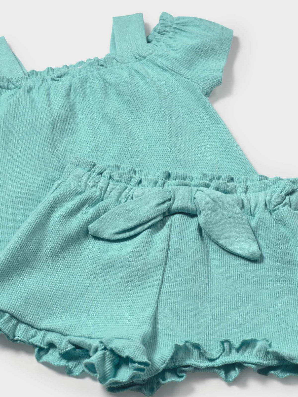 Conj. short Verde (Verde)  para Bebé Menina - Mayoral