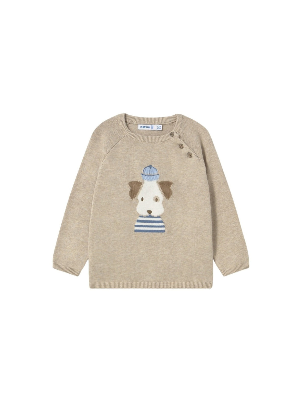 Jersey intarsia Creme vig (Creme / Pérola)  para Bebé Menino - Mayoral