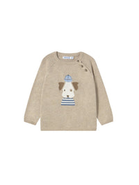 Jersey intarsia Creme vig (Creme / Pérola)  para Bebé Menino - Mayoral