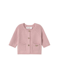 Casaco tricot Sakura (Rosa Velho)  para Bebé Menina - Mayoral