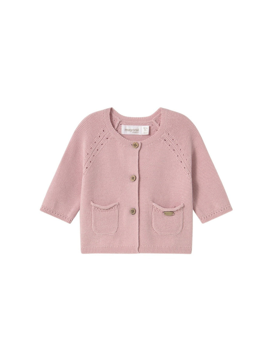 Casaco tricot Sakura (Rosa Velho)  para Bebé Menina - Mayoral