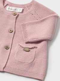 Casaco tricot Sakura (Rosa Velho)  para Bebé Menina - Mayoral