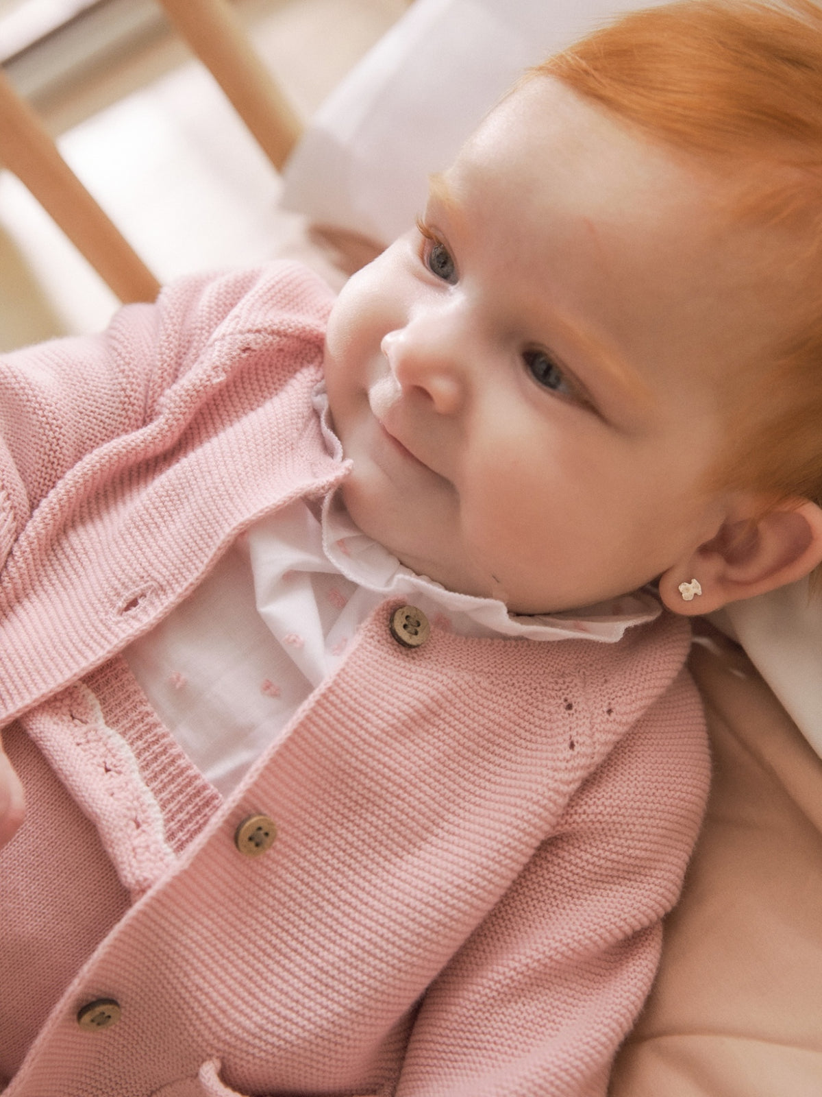 Casaco tricot Sakura (Rosa Velho)  para Bebé Menina - Mayoral