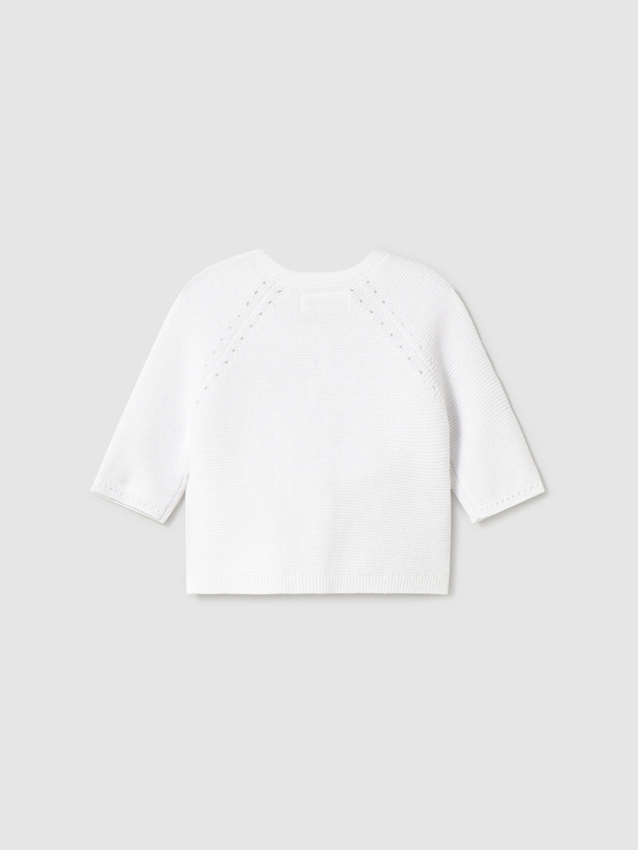 Casaco tricot Branco (Branco)  para Bebé Menina - Mayoral