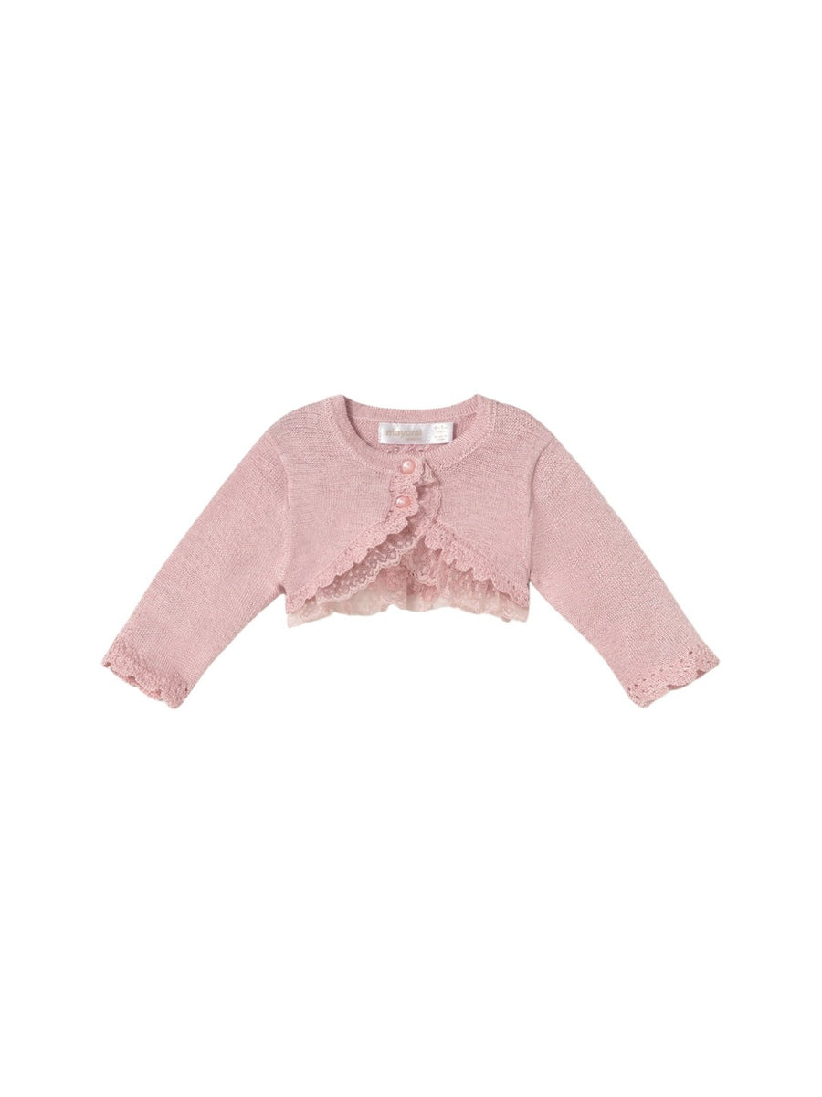 Casaco cerimónia Rosa baby (Rosa Bébé)  para Bebé Menina - Mayoral