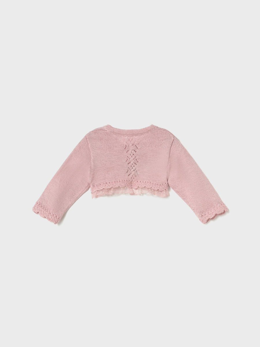 Casaco cerimónia Rosa baby (Rosa Bébé)  para Bebé Menina - Mayoral