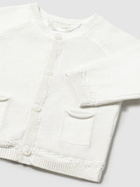 Casaco tricot Natural (Creme / Pérola)  para Bebé Menino - Mayoral