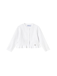 Casaco tricot comprido Branco (Branco)  para Bebé Menina - Mayoral