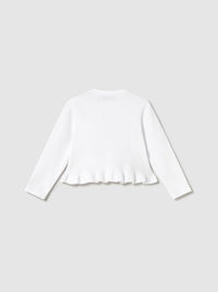 Casaco tricot comprido Branco (Branco)  para Bebé Menina - Mayoral