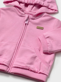 Casaco sport felpa Chicle (Rosa)  para Bebé Menina - Mayoral