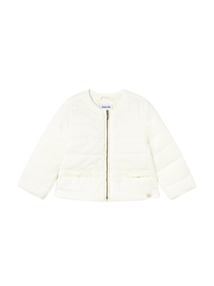 Parka soft Branco (Branco)  para Bebé Menina - Mayoral