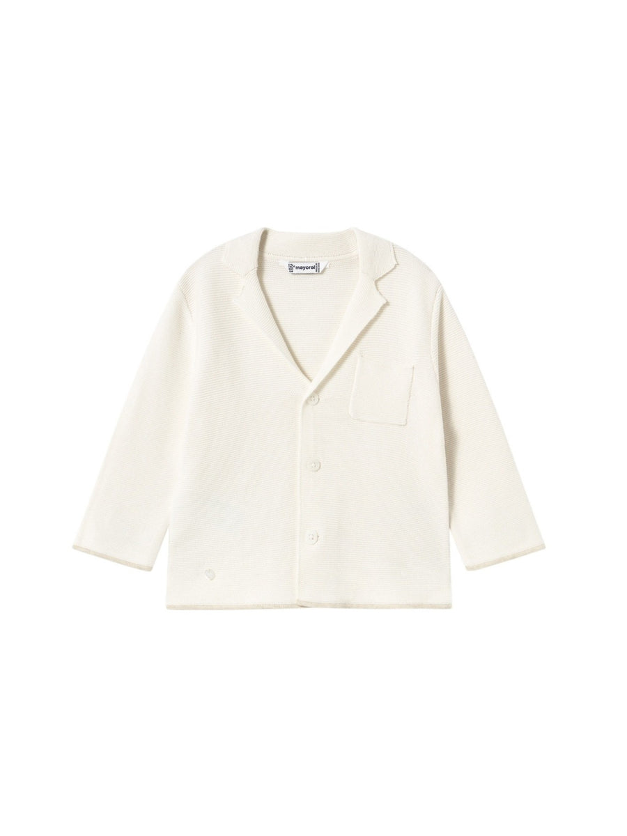 Jaqueta tricot Yogurte (Creme / Pérola)  para Bebé Menino - Mayoral
