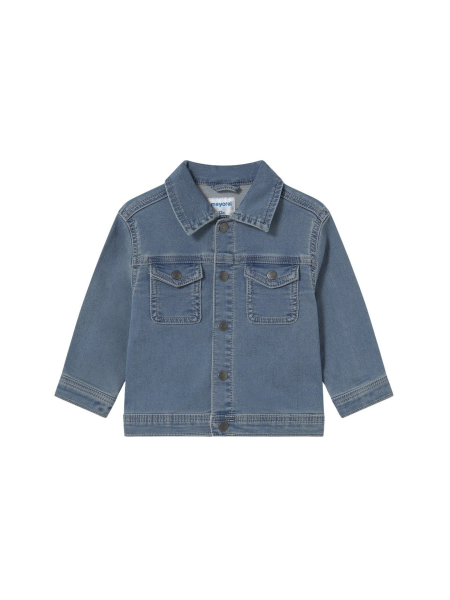 Blusão soft denim Base (Ganga c/ Lavagem)  para Bebé Menino - Mayoral