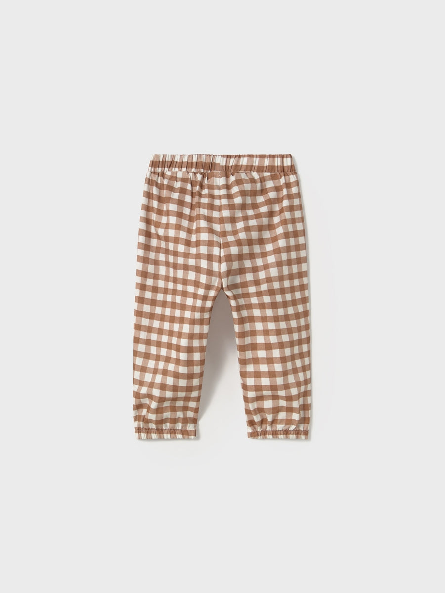 Calça estampada Toffe (Castanho)  para Bebé Menina - Mayoral