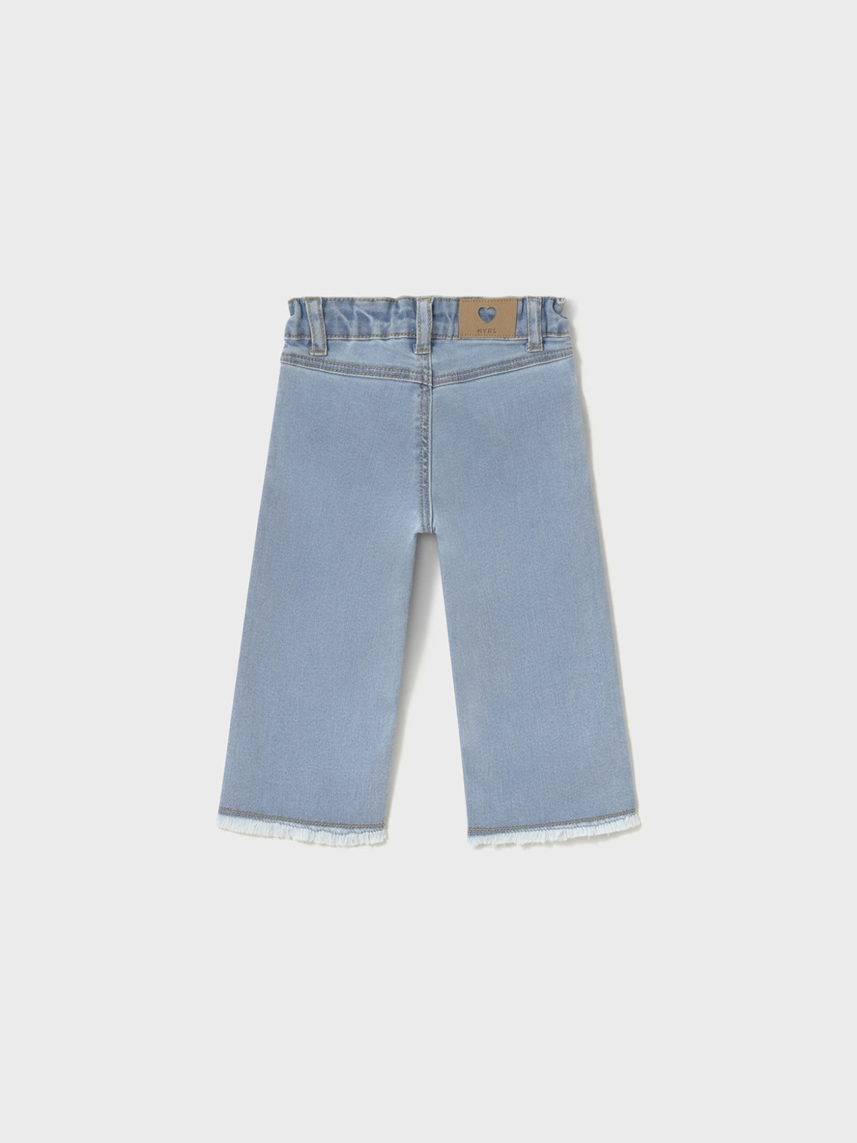 Calça ganga c/ remendos Claro (Ganga c/ Lavagem)  para Bebé Menina - Mayoral