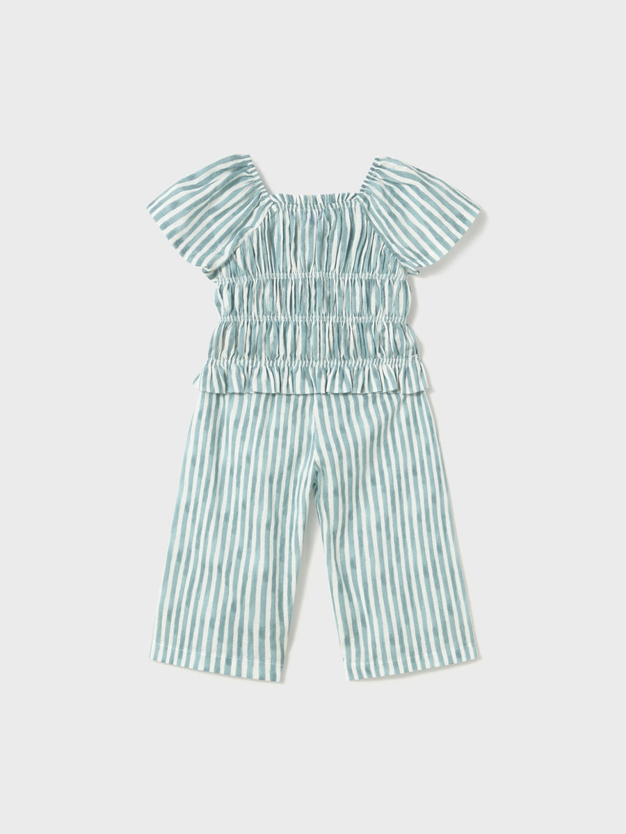 Conj. calça Esmeralda (Verde Mar)  para Bebé Menina - Mayoral