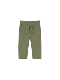 Calça linho relaxed Sálvia (Verde Tropa)  para Bebé Menino - Mayoral